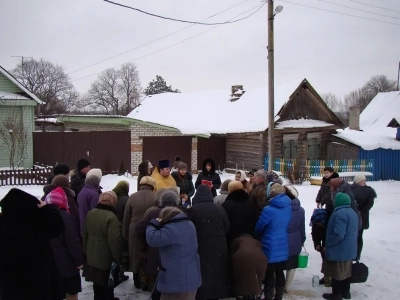 Днесь вод освящается естество: в день Святого Богоявления в Новозыбковском благочинии Правящий Архиерей совершил Божественную литургию и чин Великого освящения воды