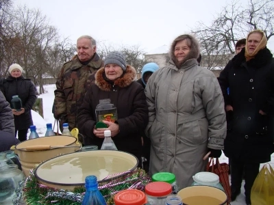 Днесь вод освящается естество: в день Святого Богоявления в Новозыбковском благочинии Правящий Архиерей совершил Божественную литургию и чин Великого освящения воды