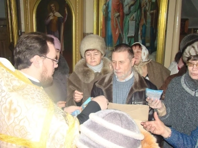 Днесь вод освящается естество: в день Святого Богоявления в Новозыбковском благочинии Правящий Архиерей совершил Божественную литургию и чин Великого освящения воды