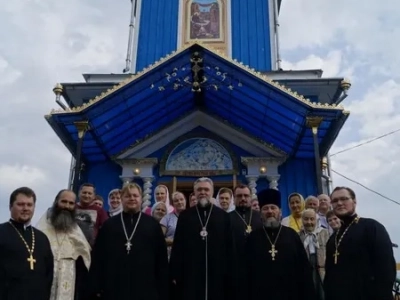 В день Престольного торжества соборного храма Новозыбковского благочиния, свой первый Архипастырский визит во град Новозыбков совершил Епископ Клинцовский и Трубчевский Владимир