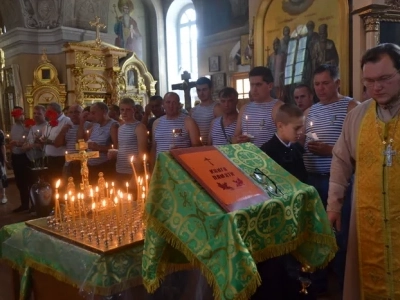 Молитва о воинах ВДВ в соборном храме Новозыбковского благочиния