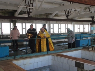 В день Святого Богоявления освящен Городской водоканал в Новозыбкове