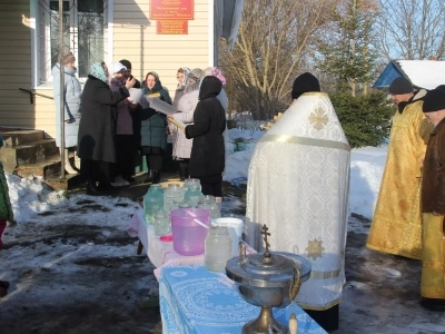 В день Святого Богоявления освящен Городской водоканал в Новозыбкове