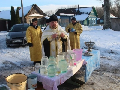 В день Святого Богоявления освящен Городской водоканал в Новозыбкове