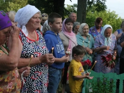 День памяти и скорби в селе Замишево Новозыбковского района: панихида о павших воинах