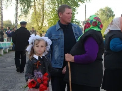 В день победы у Молитвенного дома в селе Старые Бобовичи совершена панихида о павших воинах