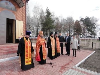 К 70-летию Великой победы: в Красной Горе Новозыбковского благочиния освящена часовня в память о павших воинах