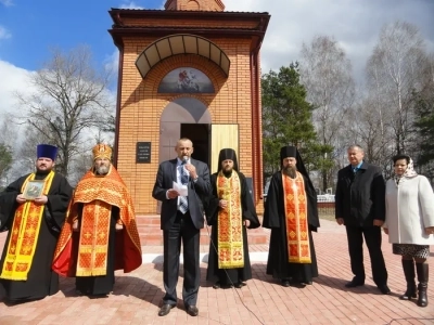 К 70-летию Великой победы: в Красной Горе Новозыбковского благочиния освящена часовня в память о павших воинах