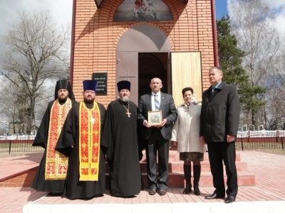 К 70-летию Великой победы: в Красной Горе Новозыбковского благочиния освящена часовня в память о павших воинах