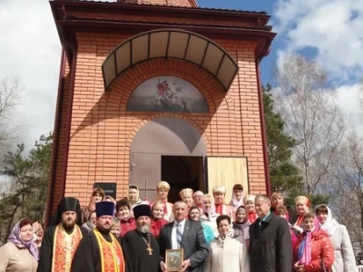 К 70-летию Великой победы: в Красной Горе Новозыбковского благочиния освящена часовня в память о павших воинах