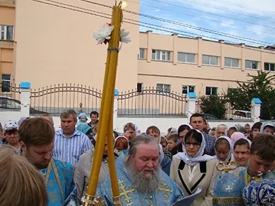 Радость торжества Успения Пресвятой Богородицы Епископ Клинцовский Сергий разделил с духовенством Епархии в п.г.т. Климово