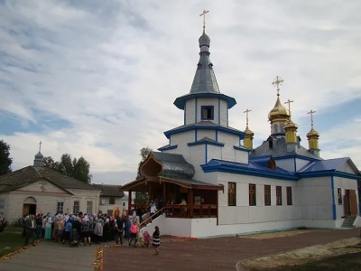 Радость торжества Успения Пресвятой Богородицы Епископ Клинцовский Сергий разделил с духовенством Епархии в п.г.т. Климово