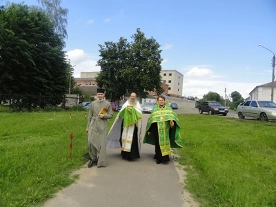 Ковчег с частицей мощей святой блаженной Матроны Московской: святыня в храме в честь чуда Архистратига Михаила в Хонех города Новозыбкова пребывала 48 часов