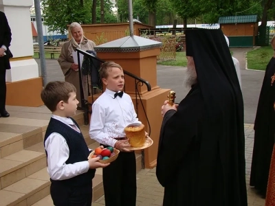 В Неделю святых Жен-Мироносиц Епископ Клинцовский и Трубчевский Сергий совершил Божественную литургию в Новозыбковском благочинии