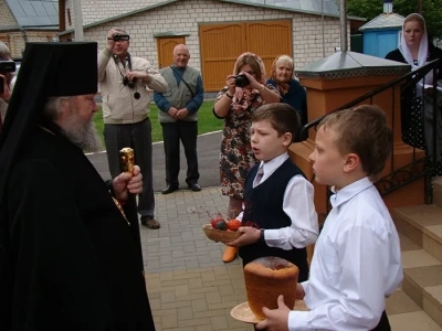 В Неделю святых Жен-Мироносиц Епископ Клинцовский и Трубчевский Сергий совершил Божественную литургию в Новозыбковском благочинии