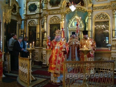 В Неделю святых Жен-Мироносиц Епископ Клинцовский и Трубчевский Сергий совершил Божественную литургию в Новозыбковском благочинии