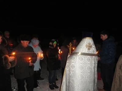 «Сам убо, Человеколюбче Царю, прииди и ныне наитием Святаго Твоего Духа и освяти воду сию» - (Чинопоследование Великаго освящения воды в Богоявление): Крещение Господне 2014 года в Новозыбковском благочинии