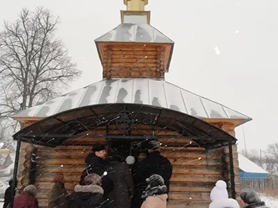 На месте разрушенного храма воздвигнута часовня: В селе Новое место освящена новосооружонная часовни в честь Рождества Пресвятой Богородицы