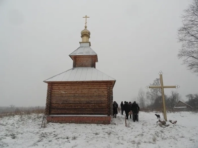 На месте разрушенного храма воздвигнута часовня: В селе Новое место освящена новосооружонная часовни в честь Рождества Пресвятой Богородицы