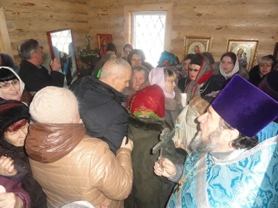 На месте разрушенного храма воздвигнута часовня: В селе Новое место освящена новосооружонная часовни в честь Рождества Пресвятой Богородицы