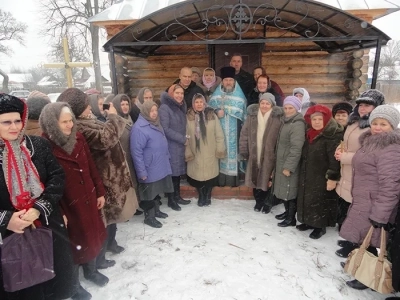 На месте разрушенного храма воздвигнута часовня: В селе Новое место освящена новосооружонная часовни в честь Рождества Пресвятой Богородицы