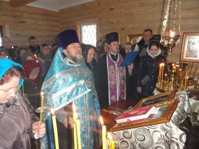 На месте разрушенного храма воздвигнута часовня: В селе Новое место освящена новосооружонная часовни в честь Рождества Пресвятой Богородицы