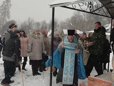 На месте разрушенного храма воздвигнута часовня: В селе Новое место освящена новосооружонная часовни в честь Рождества Пресвятой Богородицы