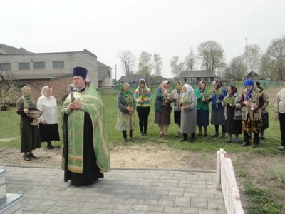 Благословен Грядущий во имя Господне! Осанна в вышних! (Мф.21:9) – впервые в селе Новые Бобовичи Новозыбковского благочиния Брянской Епархии совершено освящение ваий