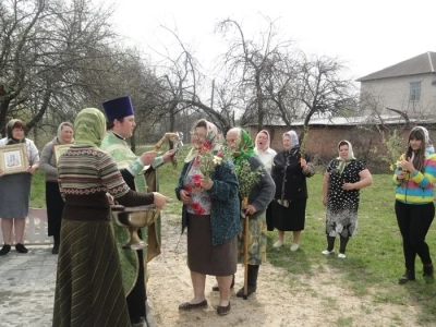 Благословен Грядущий во имя Господне! Осанна в вышних! (Мф.21:9) – впервые в селе Новые Бобовичи Новозыбковского благочиния Брянской Епархии совершено освящение ваий