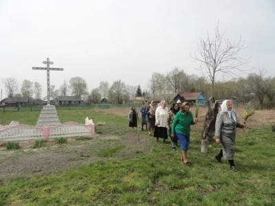 Благословен Грядущий во имя Господне! Осанна в вышних! (Мф.21:9) – впервые в селе Новые Бобовичи Новозыбковского благочиния Брянской Епархии совершено освящение ваий