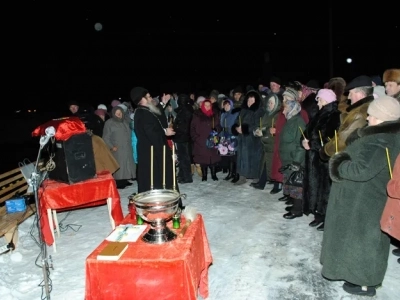 Великое освящение воды на источнике в селе Чернооково Великое освящение воды на источнике в селе Чернооково