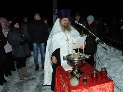 Великое освящение воды на источнике в селе Чернооково Великое освящение воды на источнике в селе Чернооково