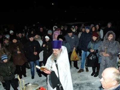 Великое освящение воды на источнике в селе Чернооково Великое освящение воды на источнике в селе Чернооково