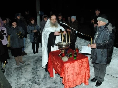 Великое освящение воды на источнике в селе Чернооково Великое освящение воды на источнике в селе Чернооково