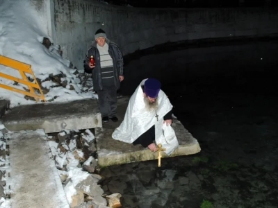 Великое освящение воды на источнике в селе Чернооково Великое освящение воды на источнике в селе Чернооково