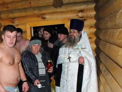 Великое освящение воды на источнике в селе Чернооково Великое освящение воды на источнике в селе Чернооково