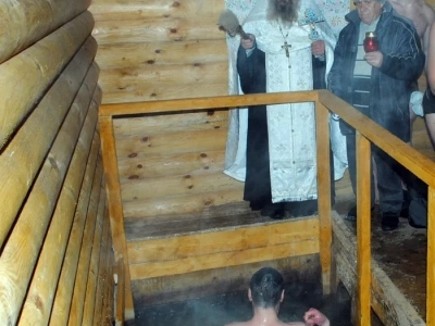 Великое освящение воды на источнике в селе Чернооково Великое освящение воды на источнике в селе Чернооково