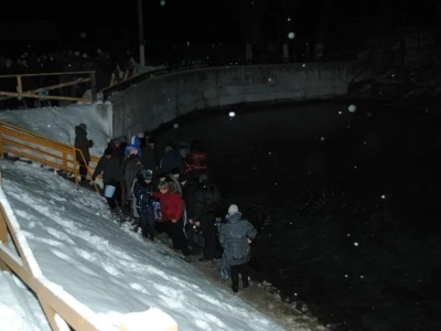 Великое освящение воды на источнике в селе Чернооково Великое освящение воды на источнике в селе Чернооково