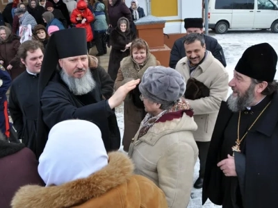 Благословение Епископа: Преосвященный Александр, Епископ Брянской и Севский посетил Новозыбковское благочиние