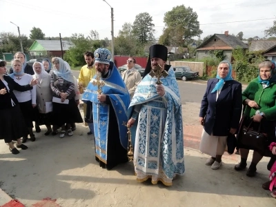 Рождество Пресвятой Богородицы: Престольный Праздник восстанавливающегося храма на Людково, Новозыбковского благочиния