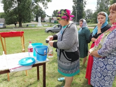 В День Крещения Руси в селе Катичи совершена молитва о воссоздании поруганного храма