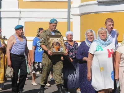 Молитва о воздушно-десантном воинстве Российском, в день памяти Пророка Божия Илии, совершена в Соборном храме Новозыбковского благочиния