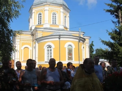 Молитва о воздушно-десантном воинстве Российском, в день памяти Пророка Божия Илии, совершена в Соборном храме Новозыбковского благочиния