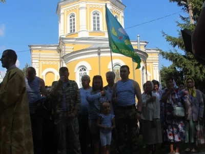 Молитва о воздушно-десантном воинстве Российском, в день памяти Пророка Божия Илии, совершена в Соборном храме Новозыбковского благочиния