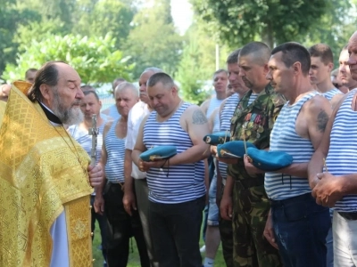 Молитва о воздушно-десантном воинстве Российском, в день памяти Пророка Божия Илии, совершена в Соборном храме Новозыбковского благочиния