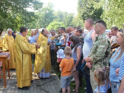 Молитва о воздушно-десантном воинстве Российском, в день памяти Пророка Божия Илии, совершена в Соборном храме Новозыбковского благочиния