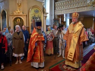 Правящий Архиерей возглавил престольное торжество в храме в честь Чуда Архистратига Михаила в Хонех города Новозыбкова