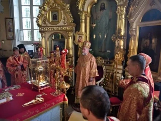 Правящий Архиерей возглавил престольное торжество в храме в честь Чуда Архистратига Михаила в Хонех города Новозыбкова