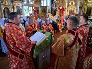 Правящий Архиерей возглавил престольное торжество в храме в честь Чуда Архистратига Михаила в Хонех города Новозыбкова