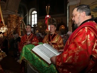 Правящий Архиерей возглавил престольное торжество в храме в честь Чуда Архистратига Михаила в Хонех города Новозыбкова